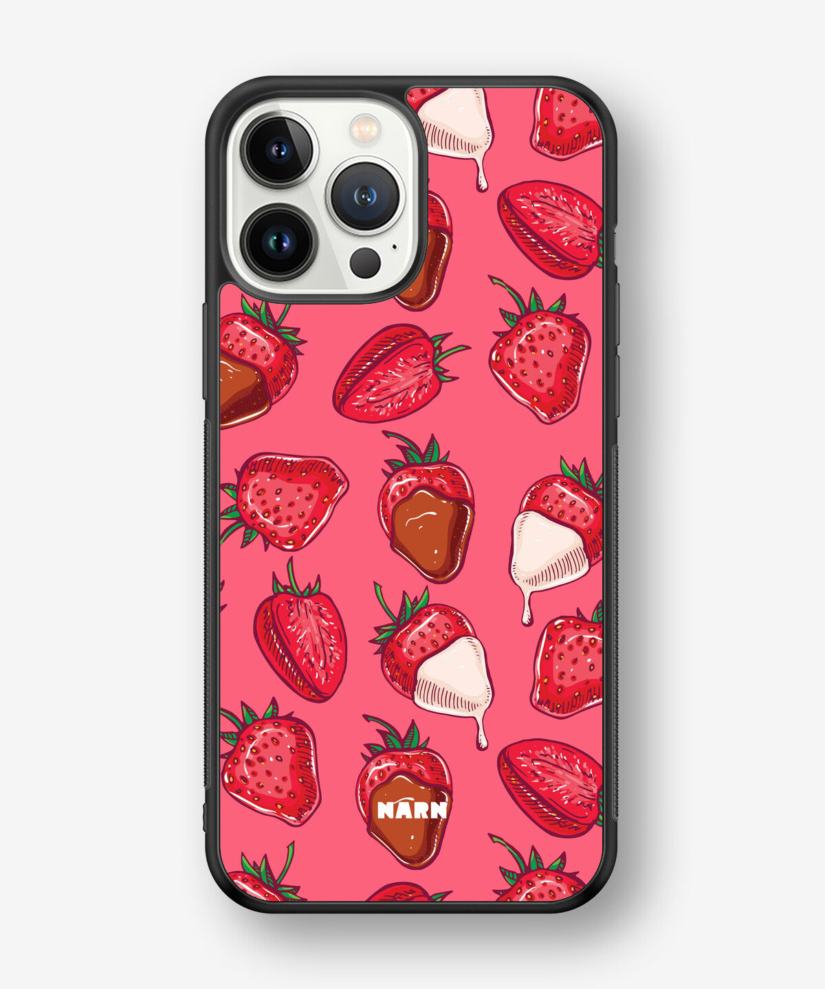 iPhone 13 Pro Max Hard Case – Strawberry Chocolate - View 1