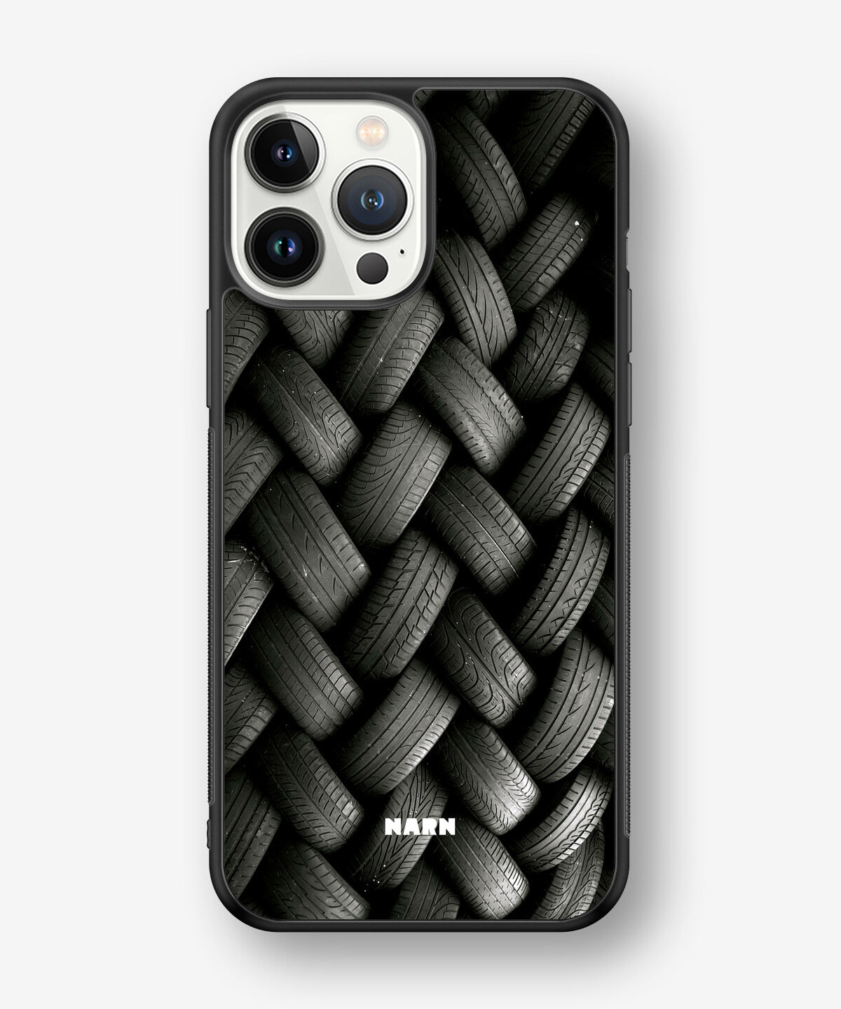 iPhone 13 Pro Max Hard Case – Tires Wall - View 1