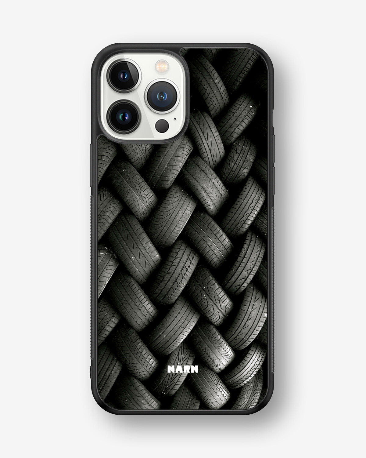 iPhone 13 Pro Max Hard Case – Tires Wall - View 1