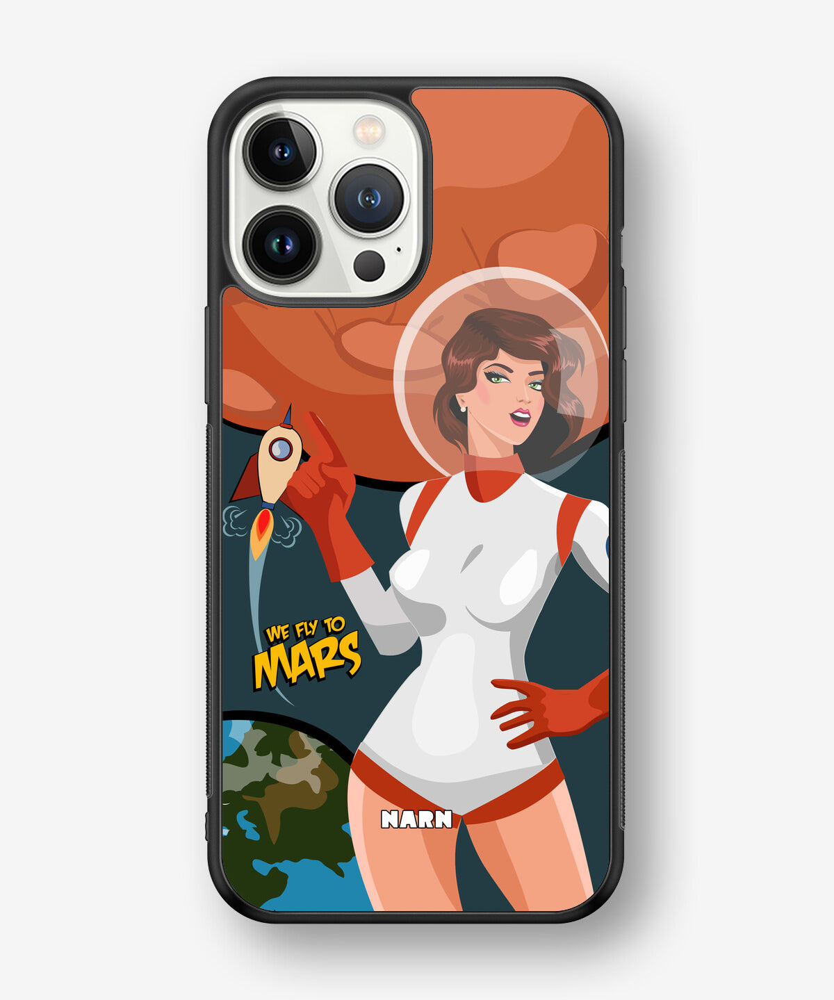 iPhone 13 Pro Max Hard Case – We Fly To Mars - View 1