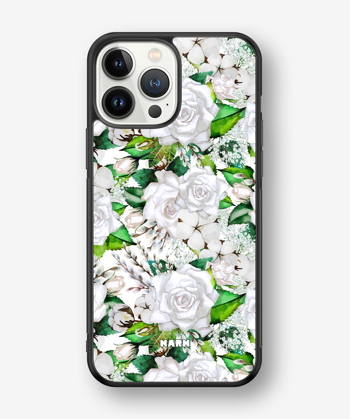 iPhone 13 Pro Max Hard Case – White Bloom - View 1