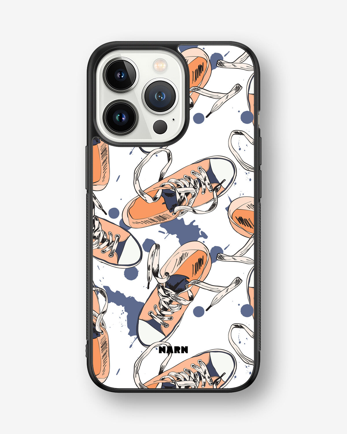iPhone 13 Pro Hard Case – Apricot Sneakers - View 1