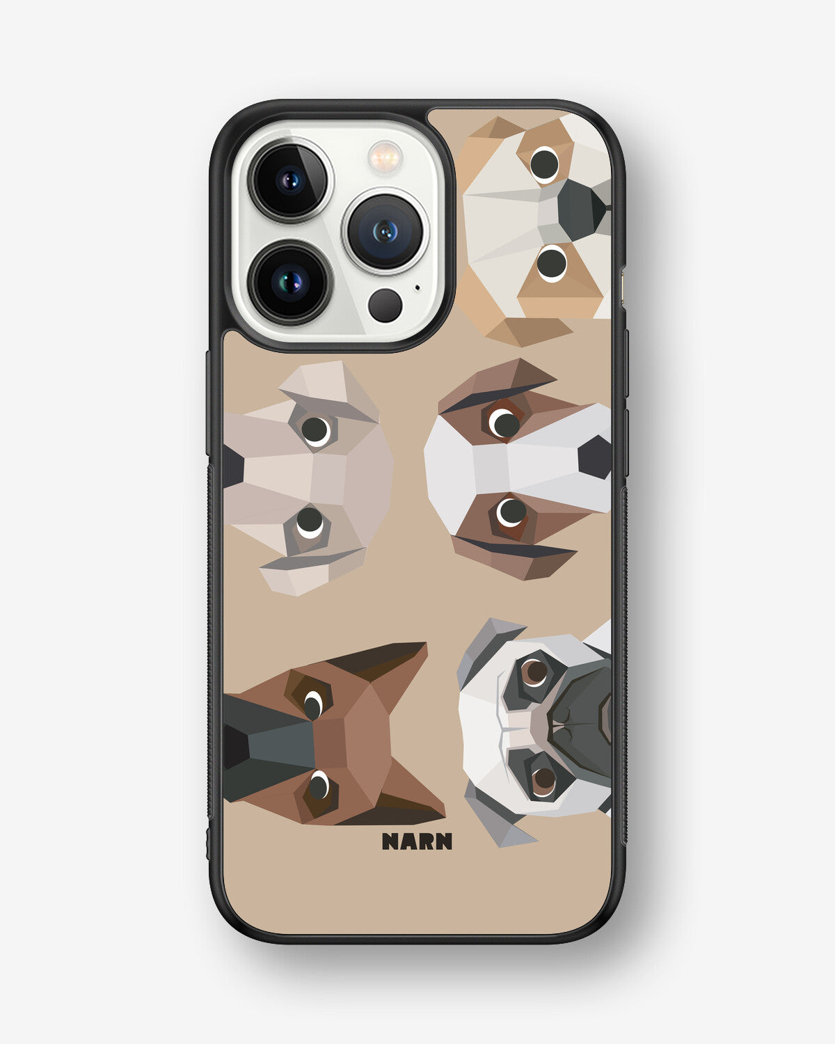 iPhone 13 Pro Hard Case – Cute Dogs - View 1