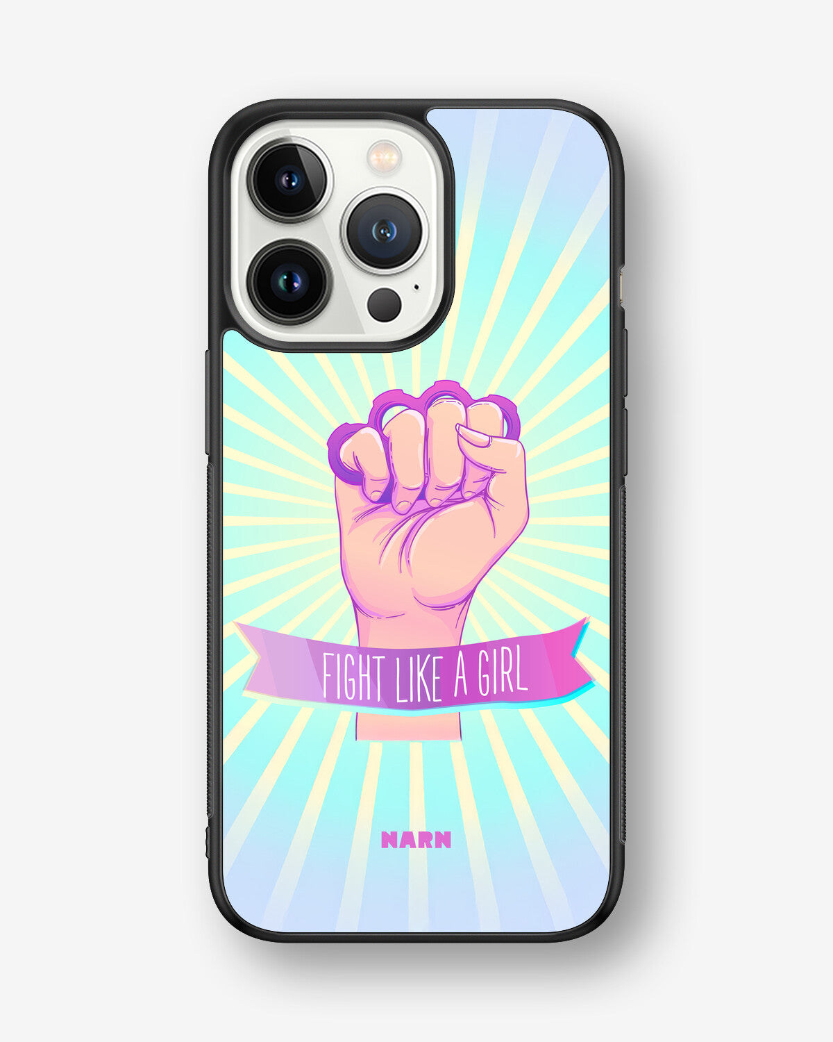 iPhone 13 Pro Hard Case – Fight Like A Girl - View 1