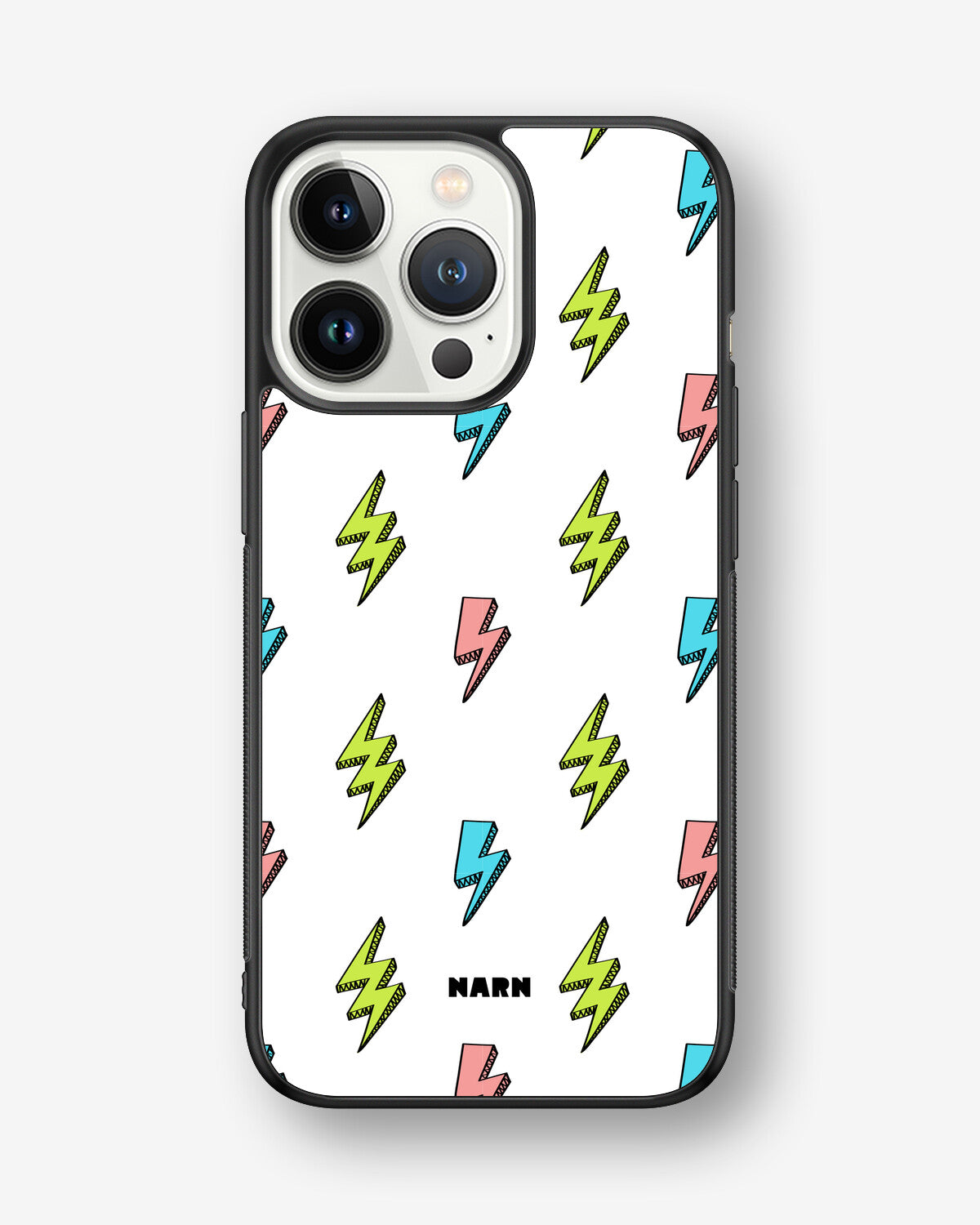 iPhone 13 Pro Hard Case – Lightning Bolts - View 1