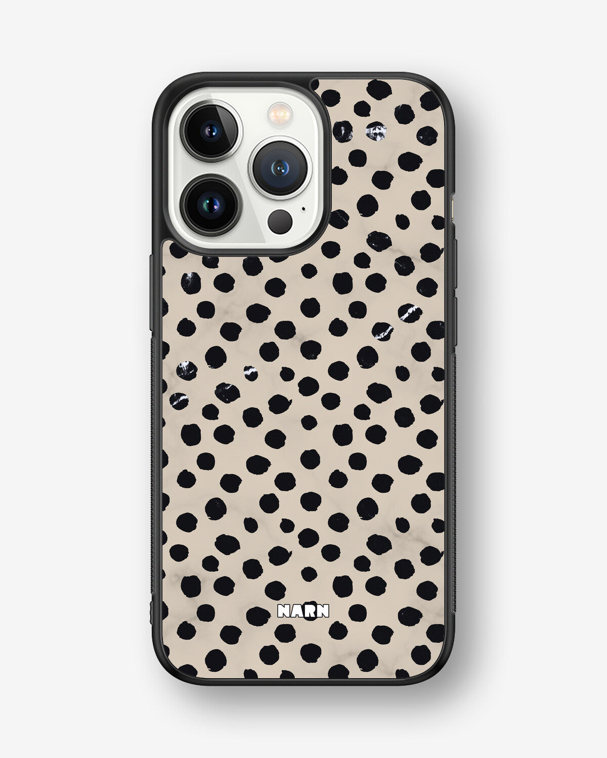 iPhone 13 Pro Hard Case – Marble Dots - View 1