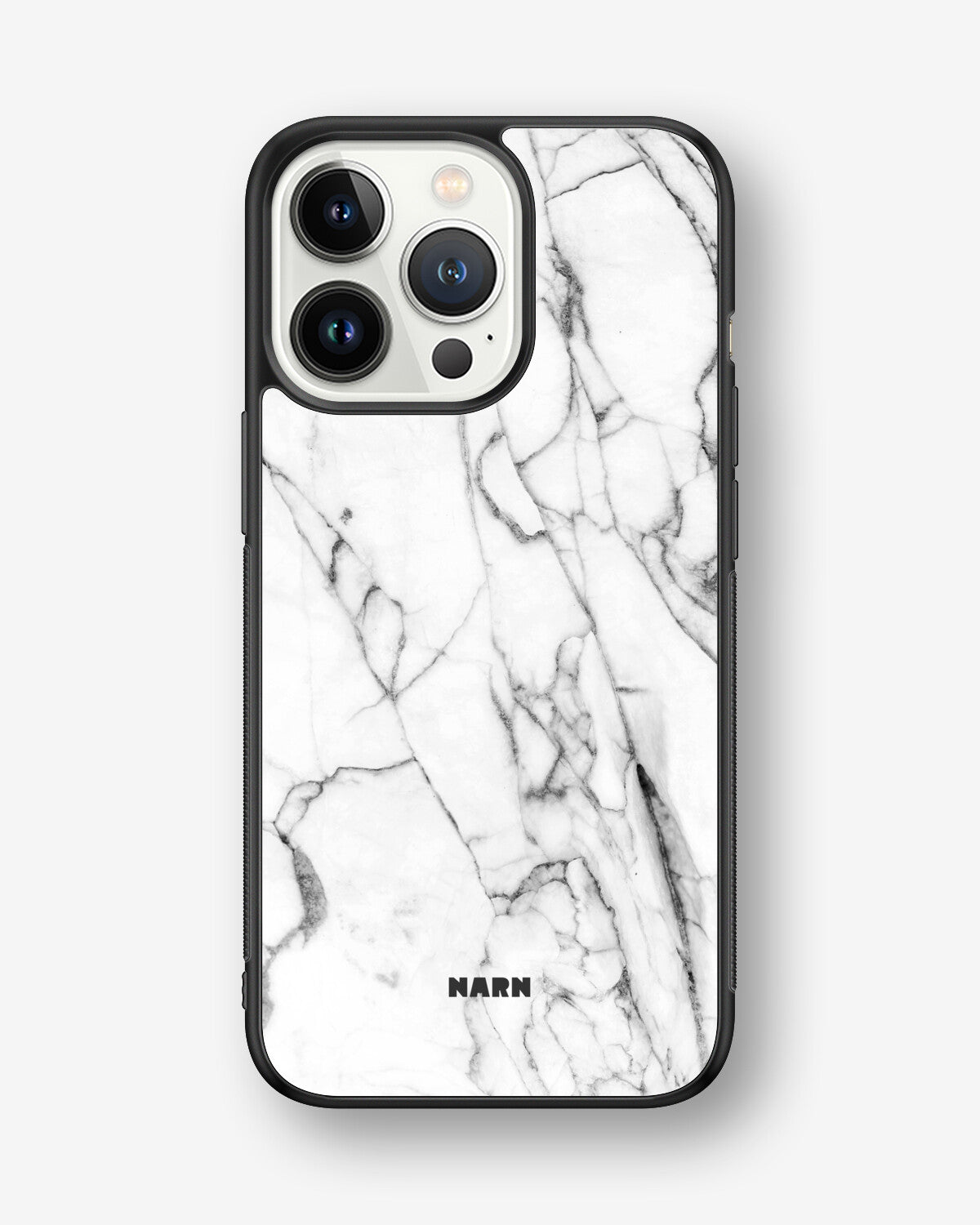 iPhone 13 Pro Hard Case – Milky Marble - View 1