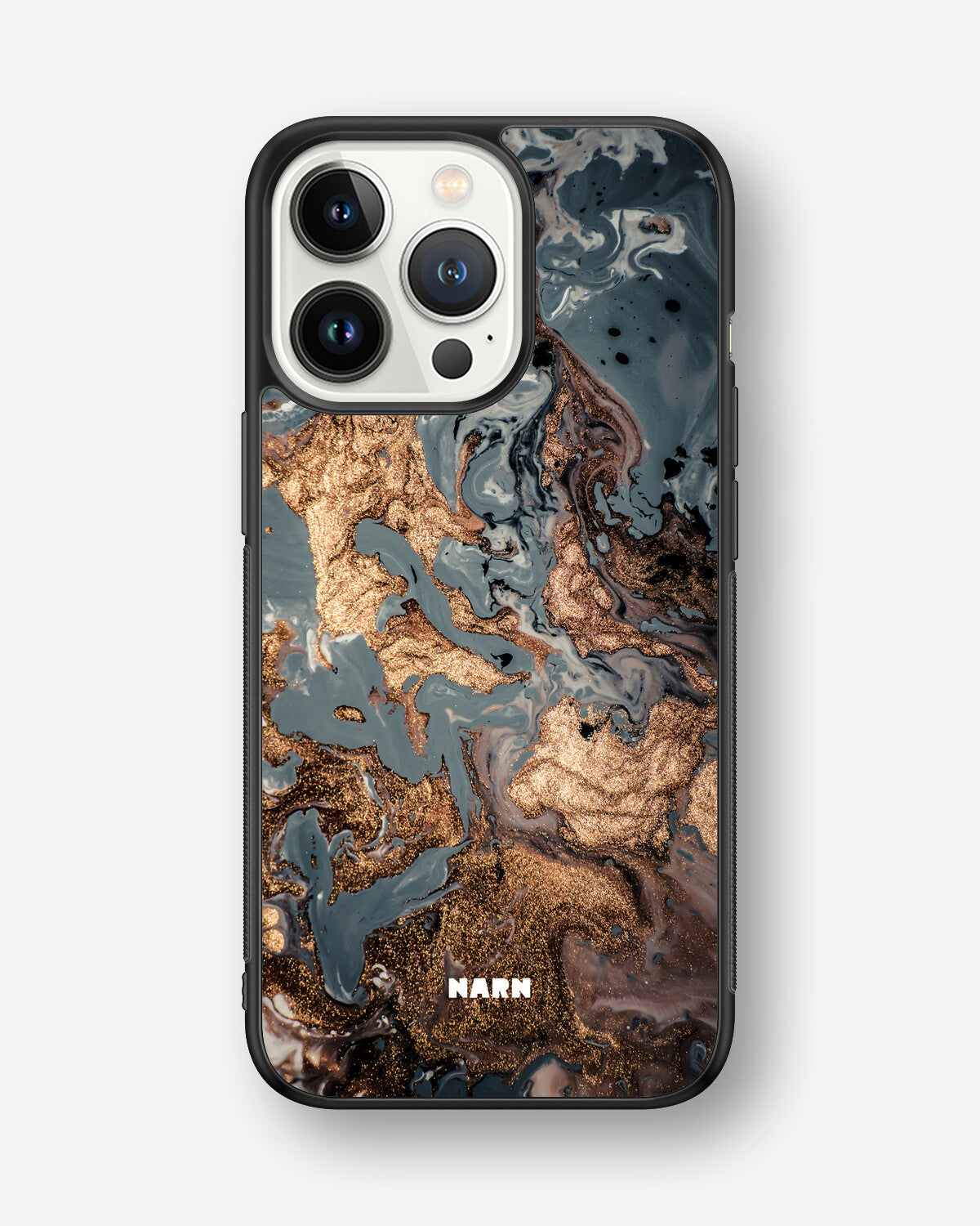 iPhone 13 Pro Hard Case – Molten Gold - View 1
