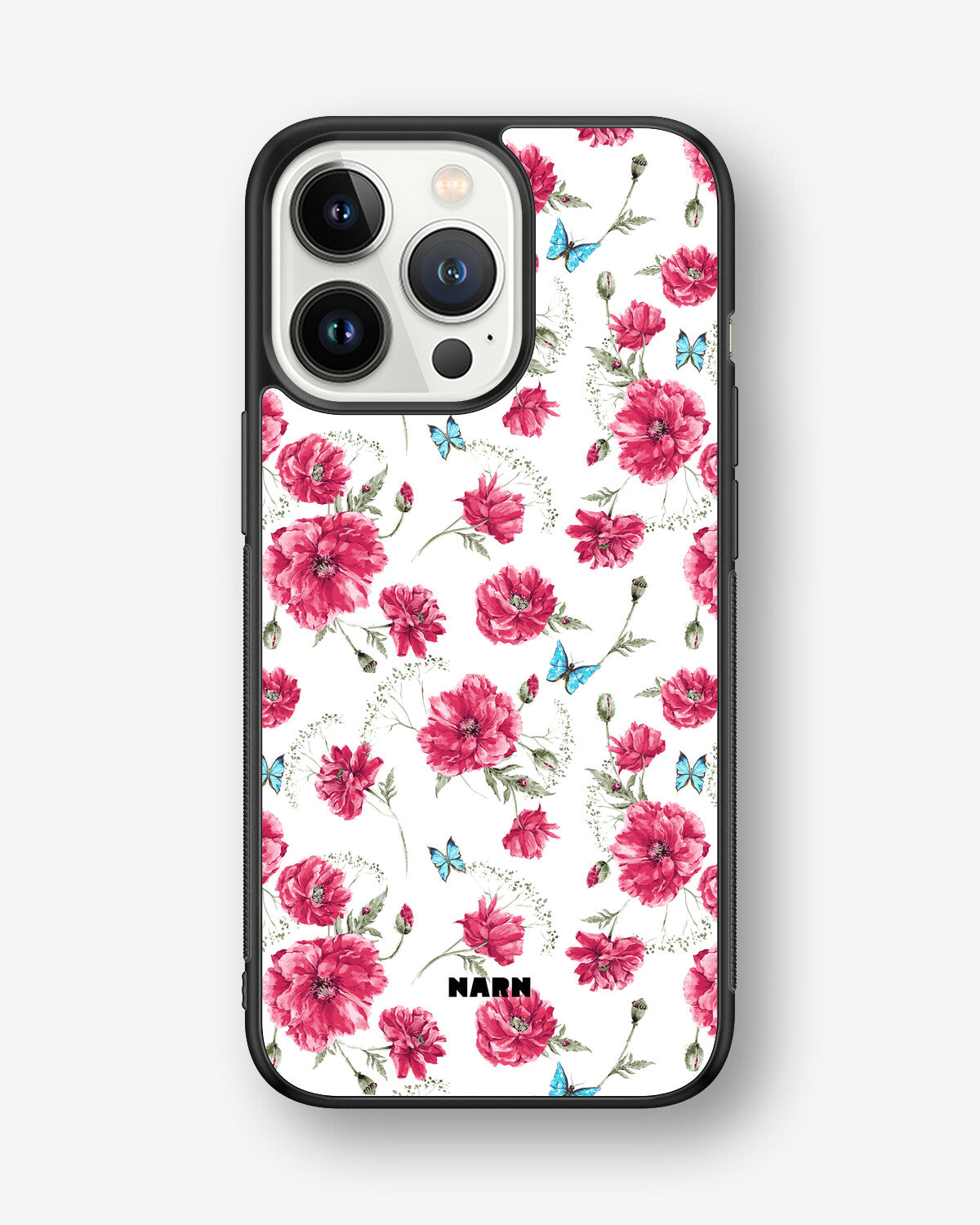 iPhone 13 Pro Hard Case – Poppies in Bloom - View 1