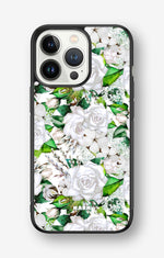 iPhone 13 Pro Hard Case – White Bloom - View 1