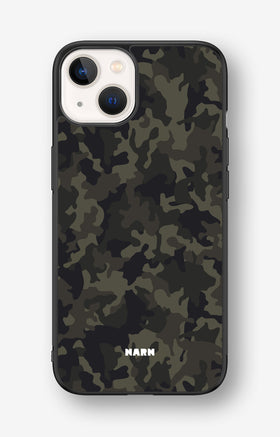iPhone 13 Hard Case – Jungle Green Camo - View 1