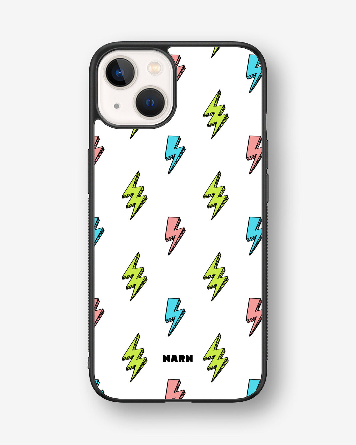 iPhone 13 Hard Case – Lightning Bolts - View 1