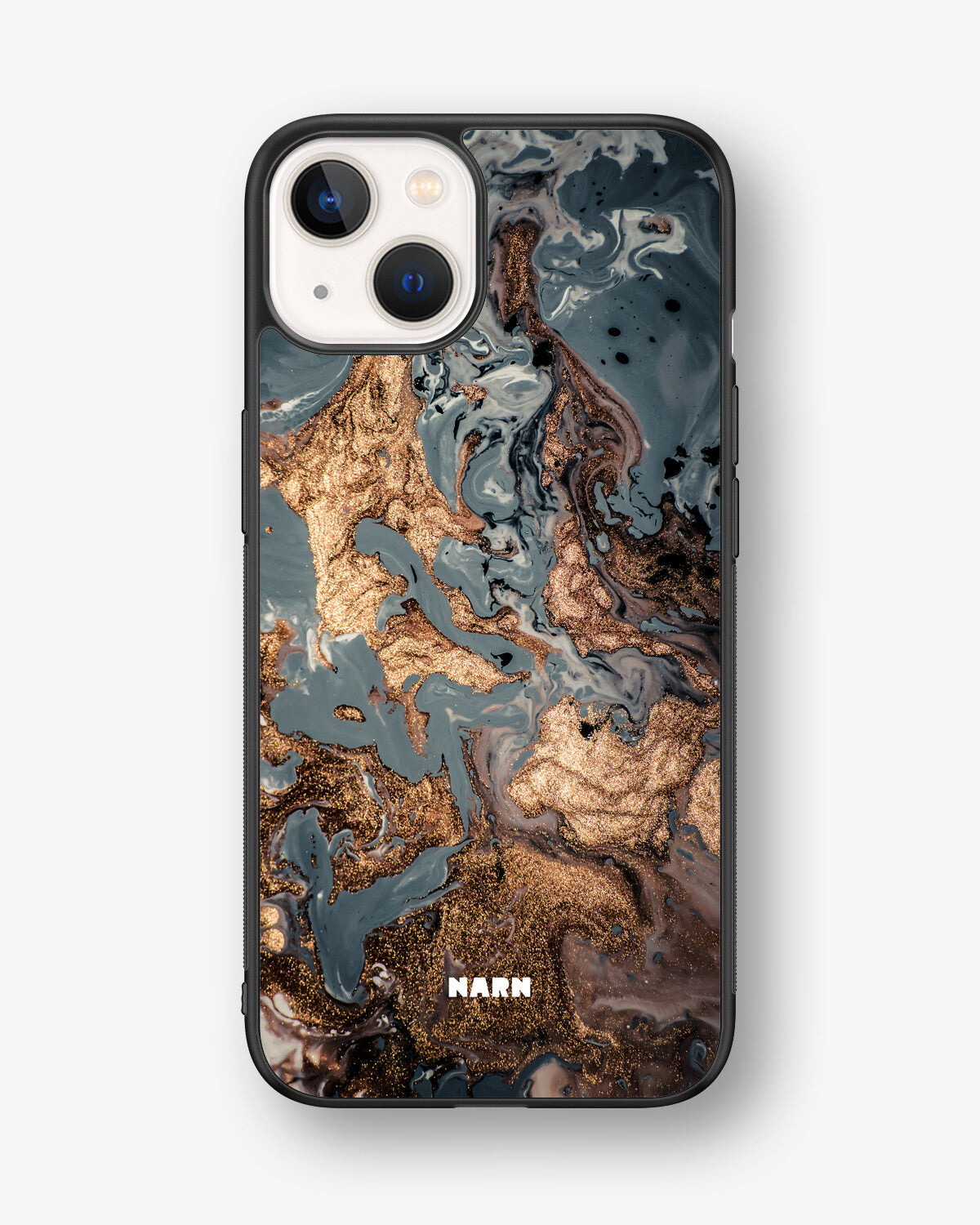 iPhone 13 Hard Case – Molten Gold - View 1