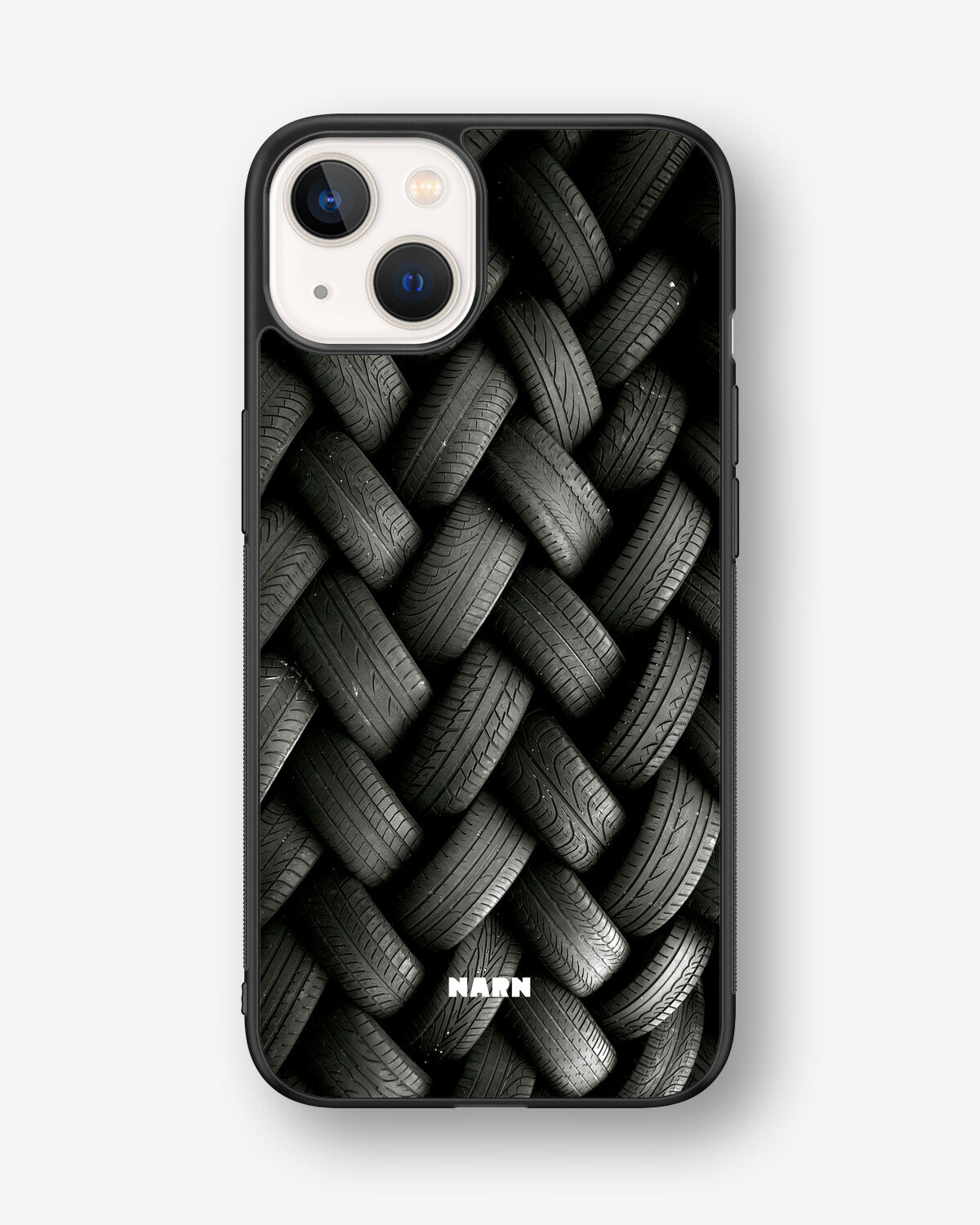 iPhone 13 Hard Case – Tires Wall - View 1