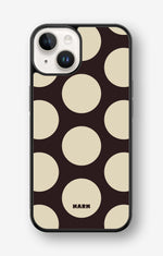 iPhone 14 Plus Hard Case – Bold Dots - View 1