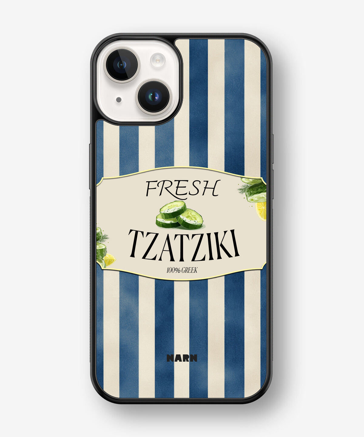 iPhone 14 Plus Hard Case – Greek Blues - View 1
