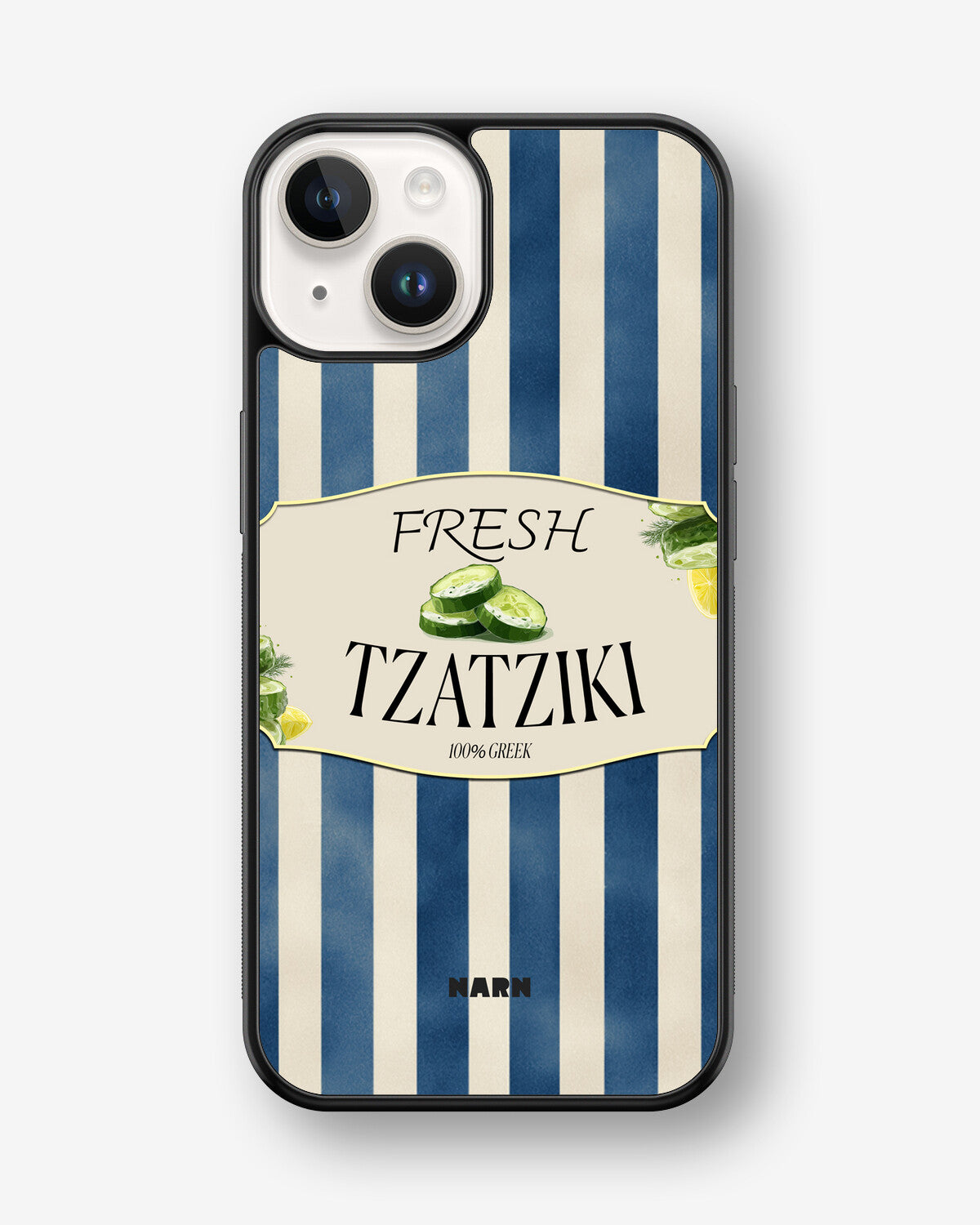iPhone 14 Plus Hard Case – Greek Blues - View 1