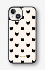 iPhone 14 Plus Hard Case – Kitty Dots - View 1