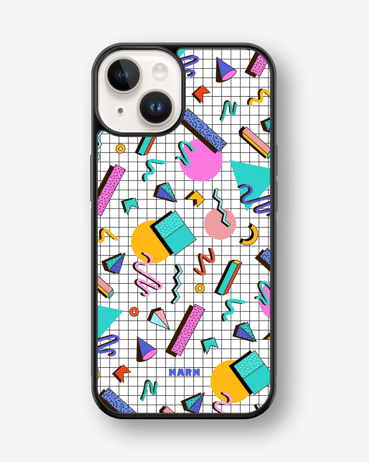 iPhone 14 Plus Hard Case – 80s Memphis - View 1