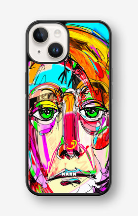 iPhone 14 Plus Hard Case – Abstract Portrait - View 1