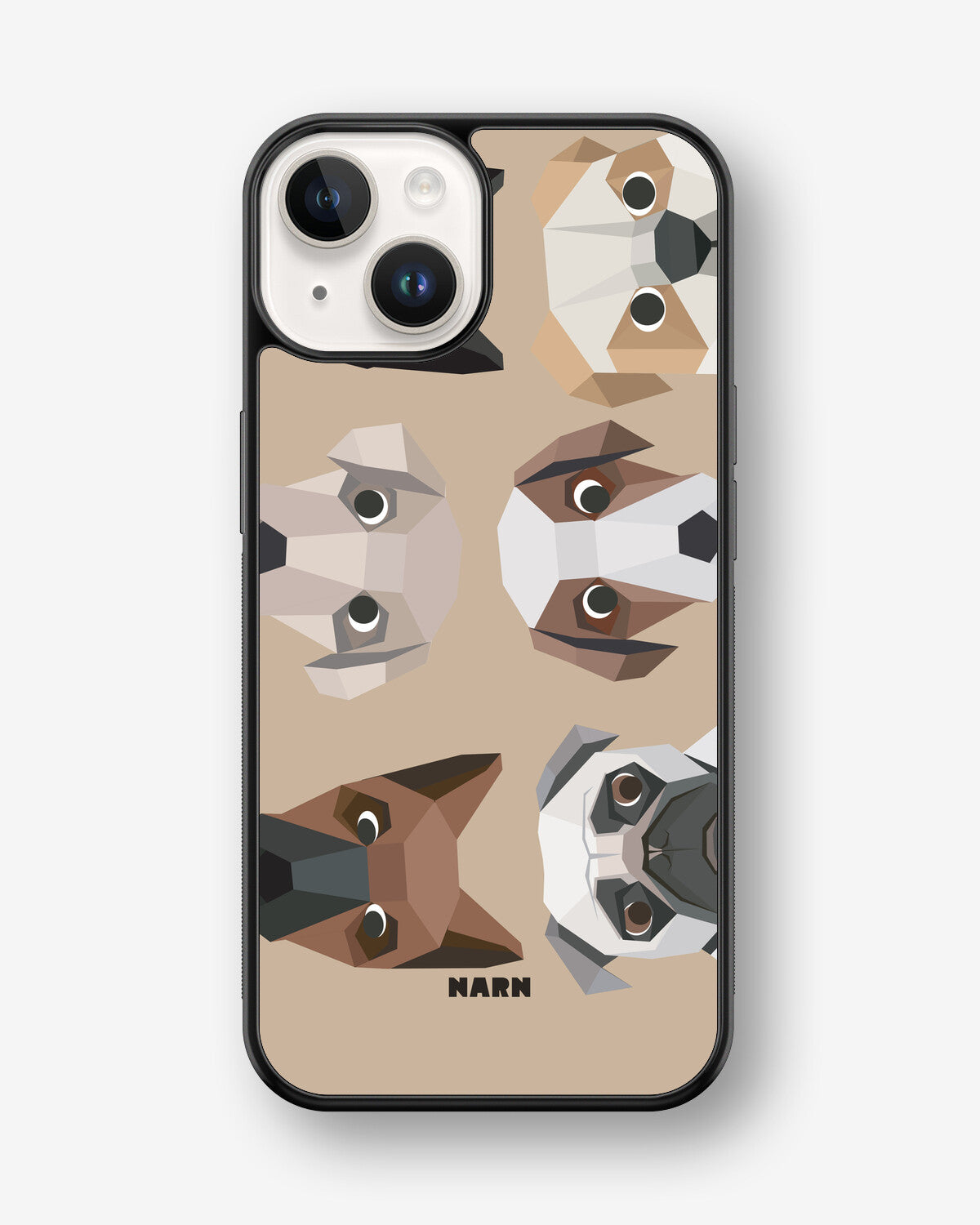 iPhone 14 Plus Hard Case – Cute Dogs - View 1