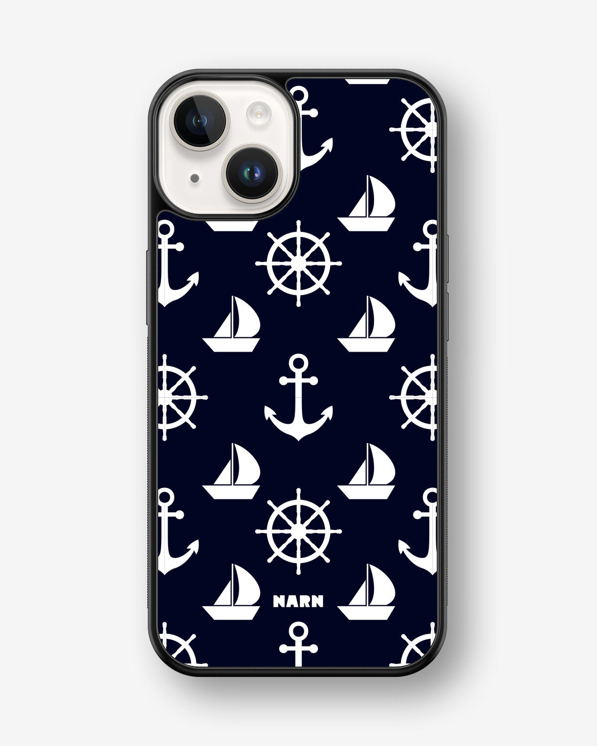 iPhone 14 Plus Hard Case – Deep Blue Voyage - View 1