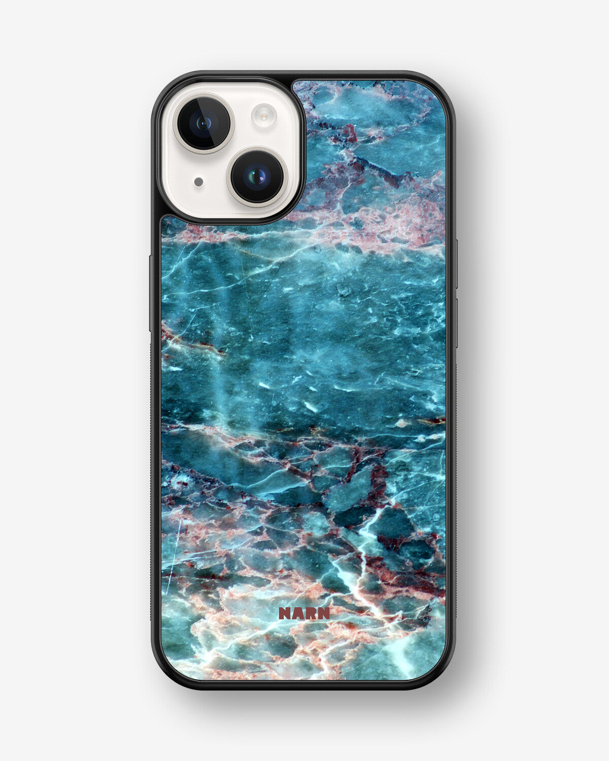 iPhone 14 Plus Hard Case – Icy Marble - View 1