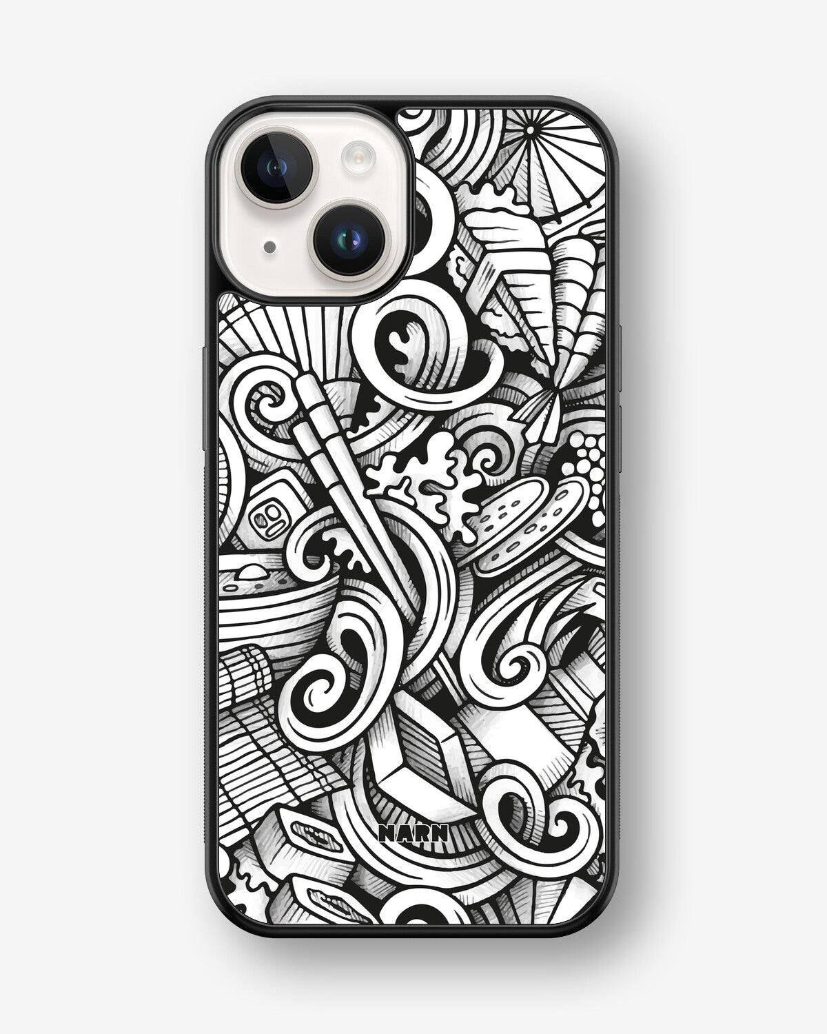 iPhone 14 Plus Hard Case – Japanese Pattern - View 1