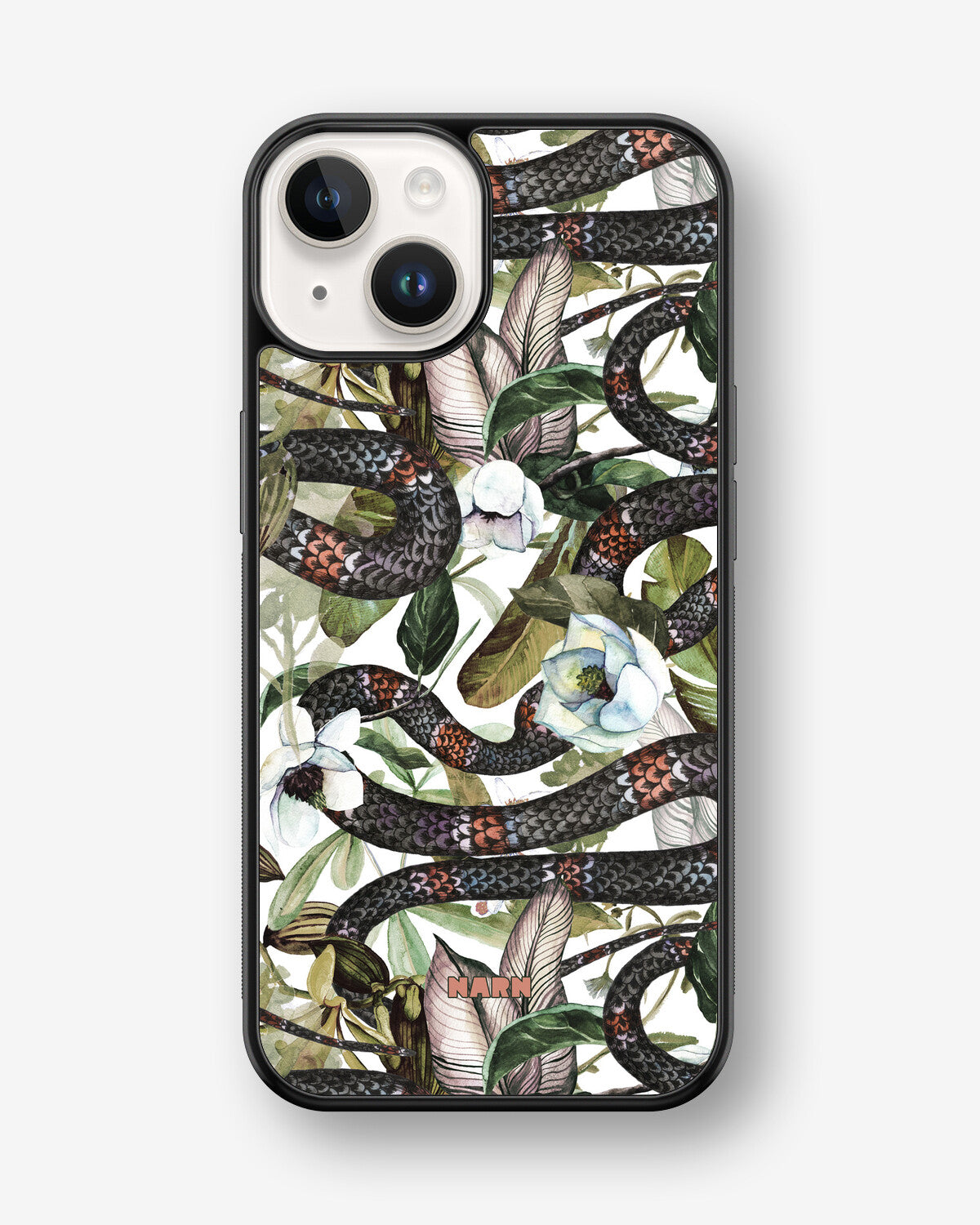 iPhone 14 Plus Hard Case – Jungle Snake - View 1