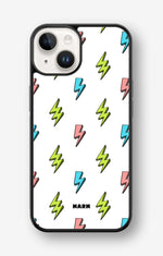 iPhone 14 Plus Hard Case – Lightning Bolts - View 1