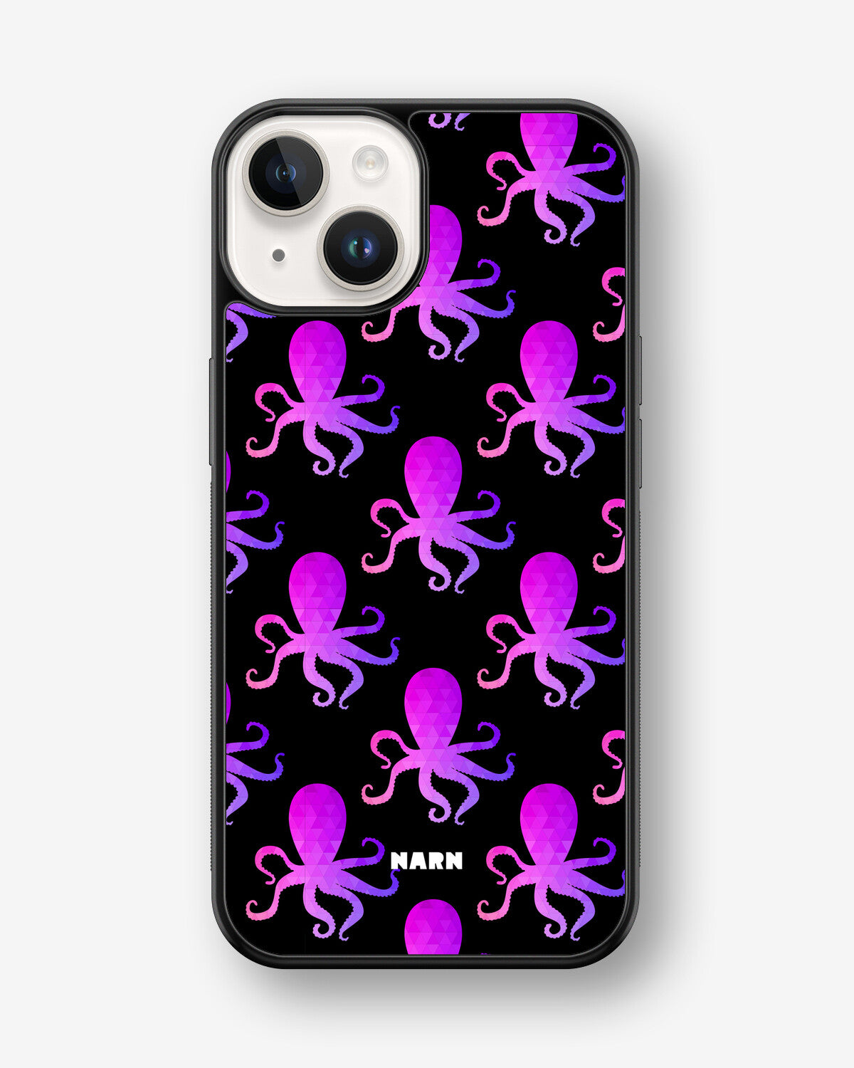 iPhone 14 Plus Hard Case – Octopus Pattern - View 1