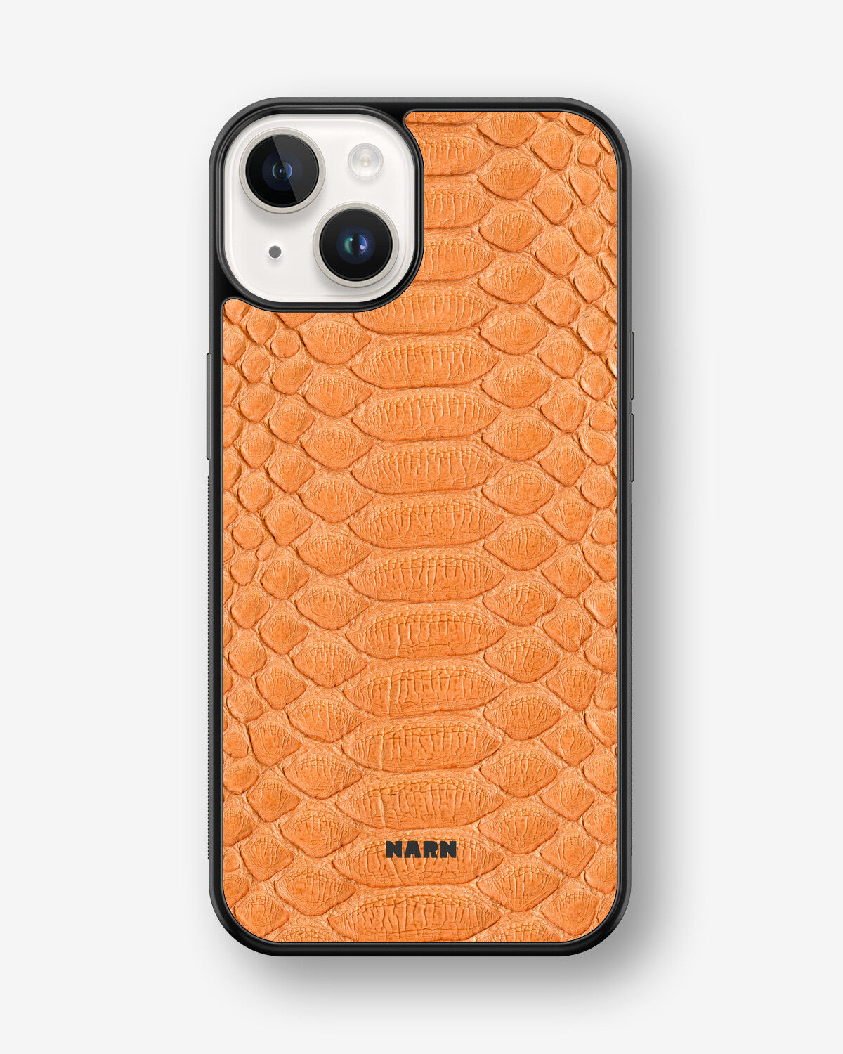 iPhone 14 Plus Hard Case – Orange Snake - View 1