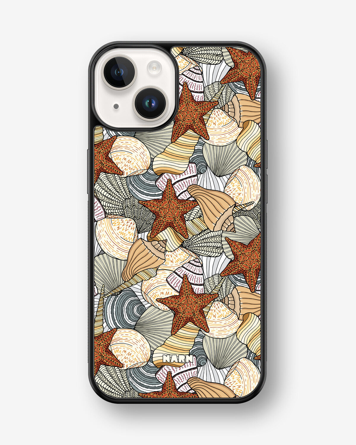 iPhone 14 Plus Hard Case – Sea Shells - View 1