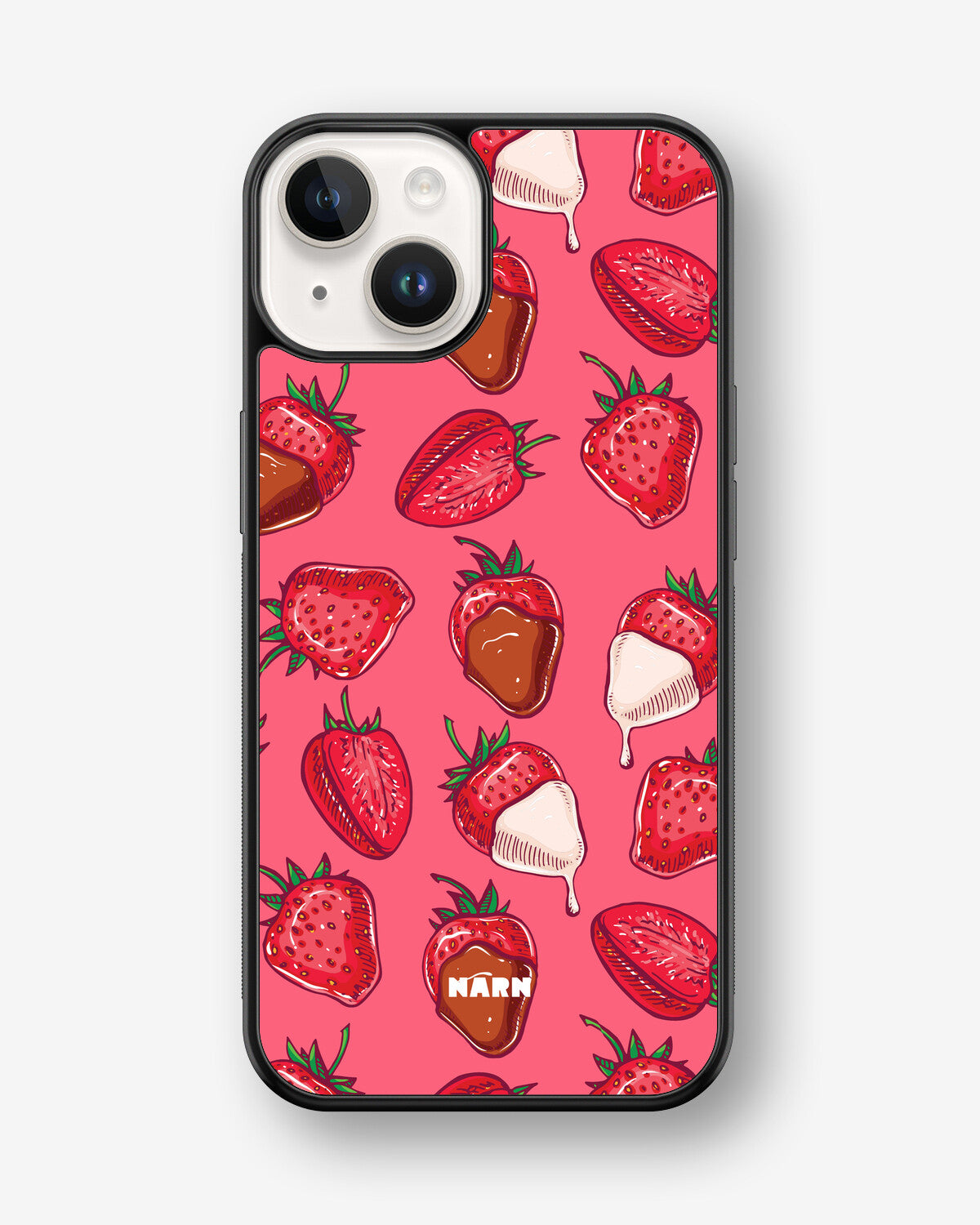 iPhone 14 Plus Hard Case – Strawberry Chocolate - View 1