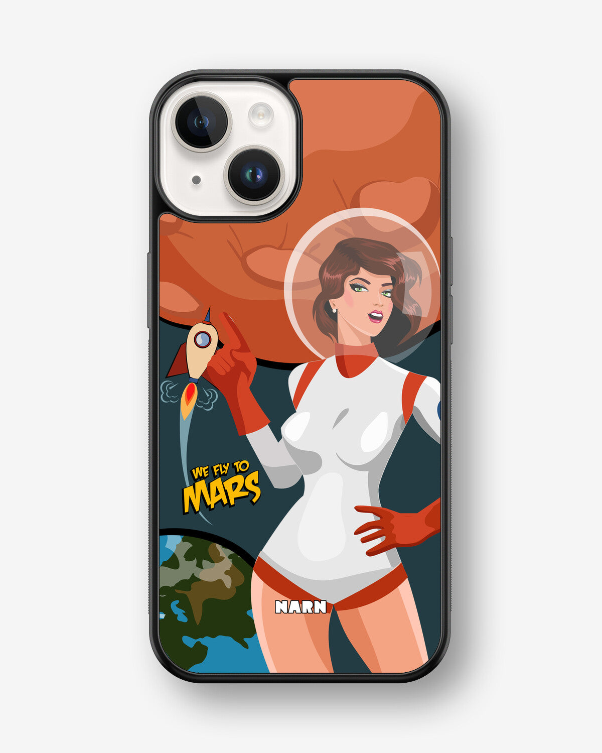 iPhone 14 Plus Hard Case – We Fly To Mars - View 1