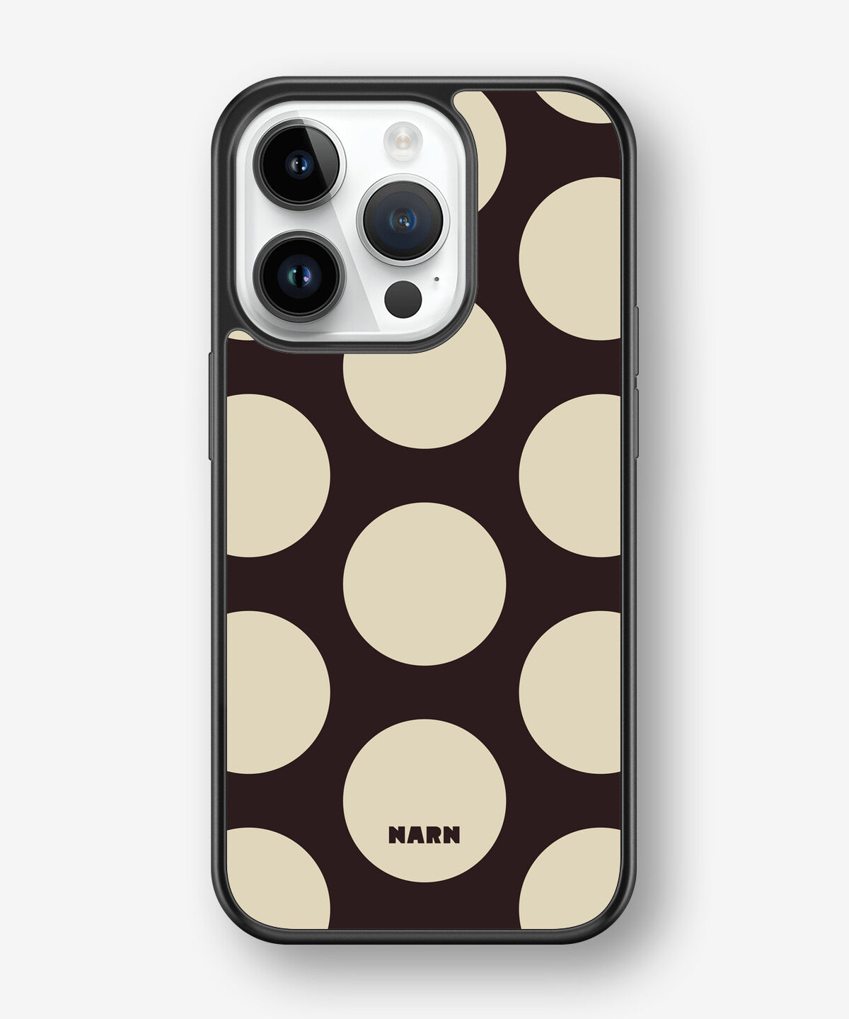 iPhone 14 Pro Hard Case – Bold Dots - View 1