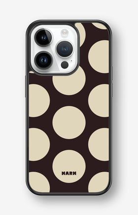 iPhone 14 Pro Hard Case – Bold Dots - View 1