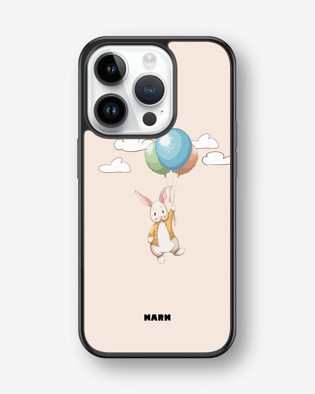 iPhone 14 Pro Hard Case – Flying Rabbit - View 1
