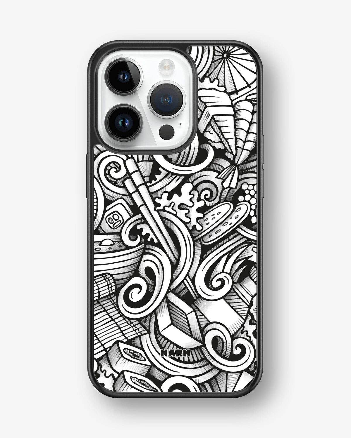iPhone 14 Pro Hard Case – Japanese Pattern - View 1