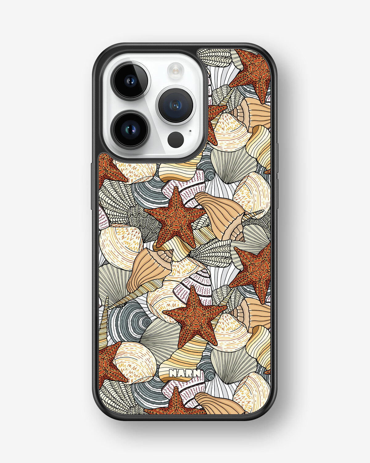 iPhone 14 Pro Hard Case – Sea Shells - View 1