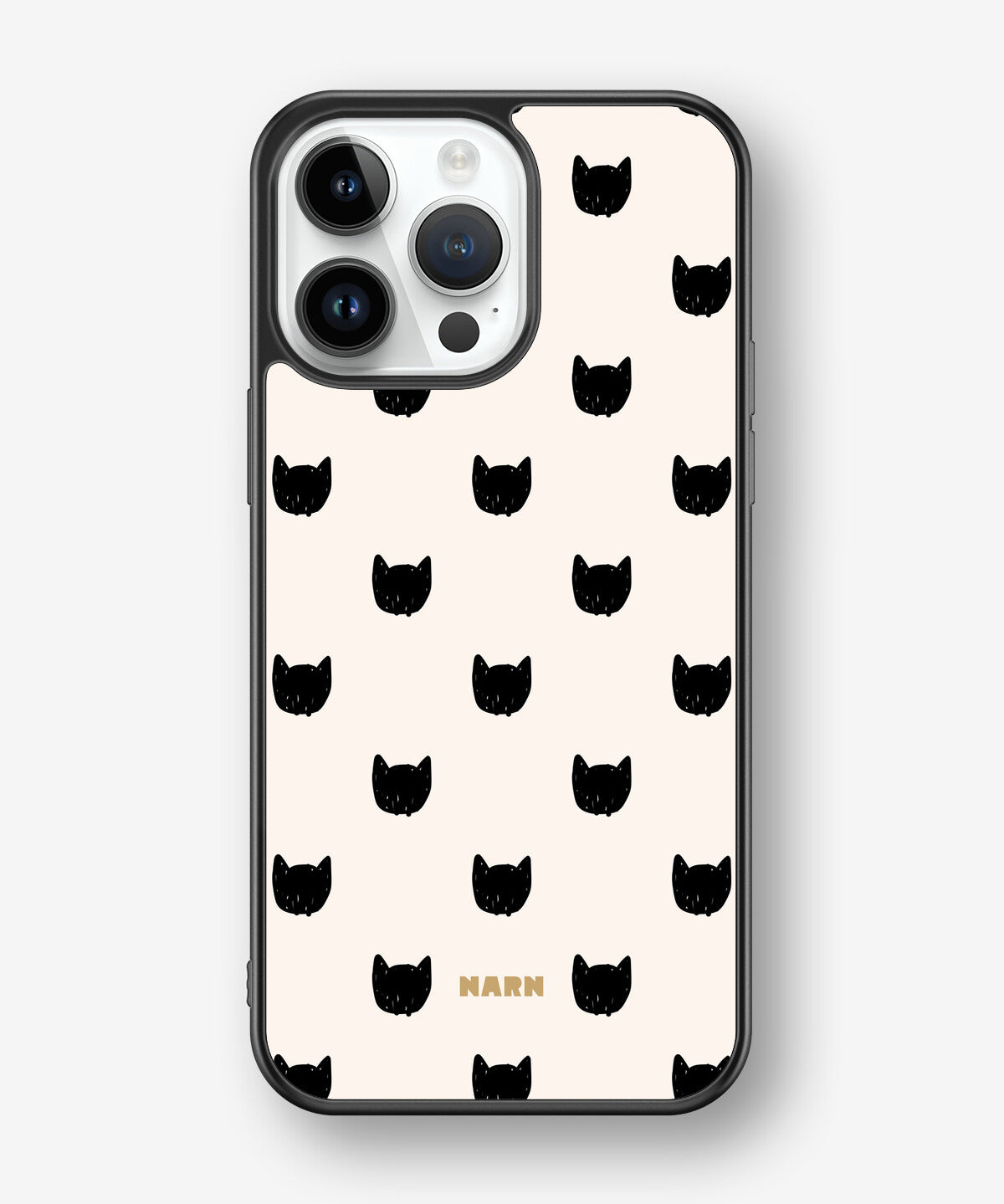 iPhone 14 Pro Max Hard Case – Kitty Dots - View 1