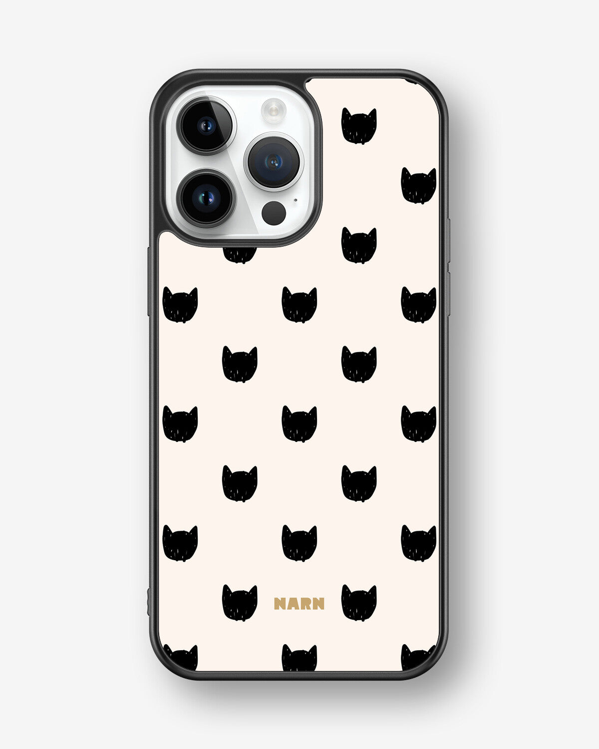 iPhone 14 Pro Max Hard Case – Kitty Dots - View 1