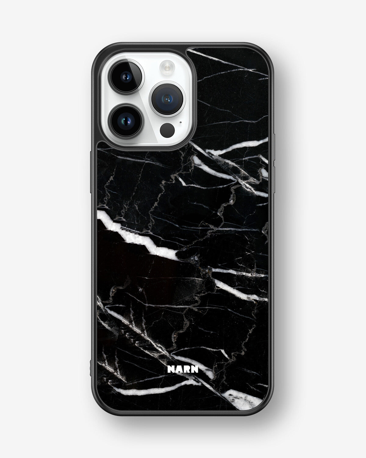 iPhone 14 Pro Max Hard Case – Black Marble - View 1