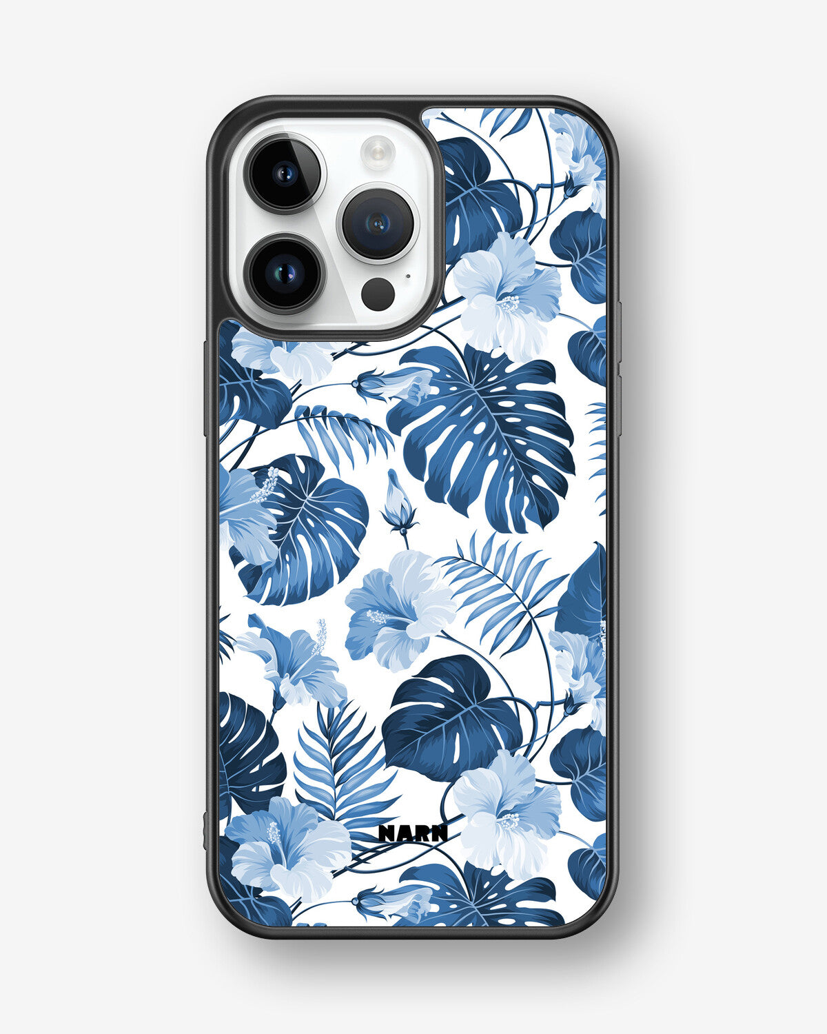 iPhone 14 Pro Max Hard Case – Blue Tropics - View 1