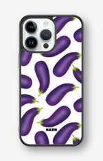 iPhone 14 Pro Max Hard Case – Eggplant Pattern - View 1