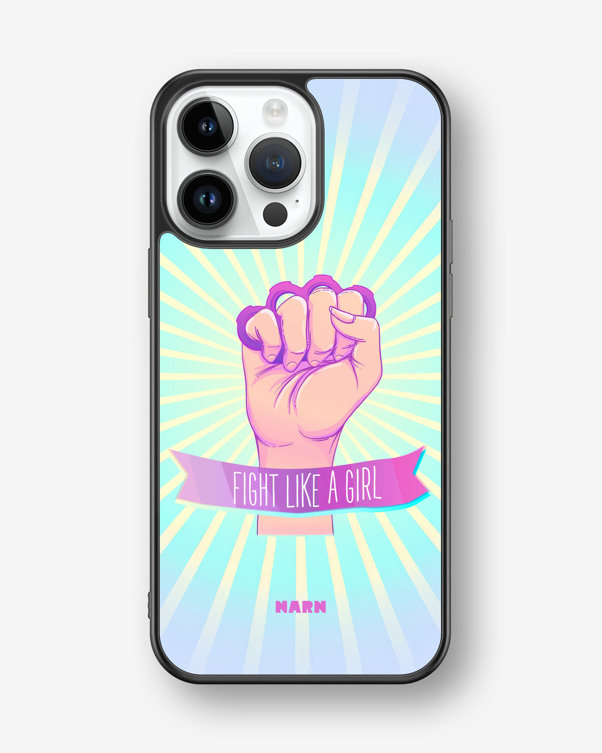 iPhone 14 Pro Max Hard Case – Fight Like A Girl - View 1