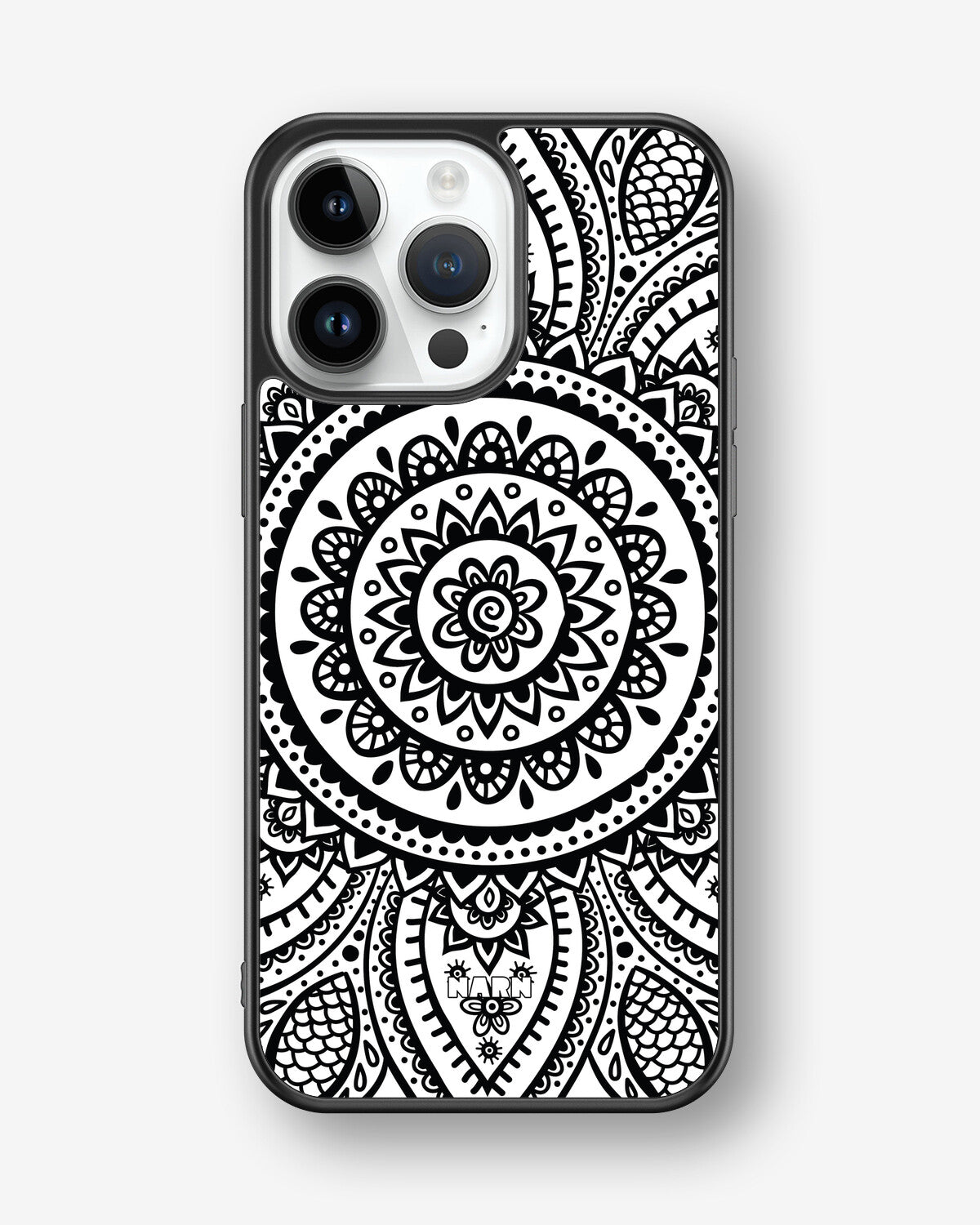 iPhone 14 Pro Max Hard Case – Henna Mandala - View 1