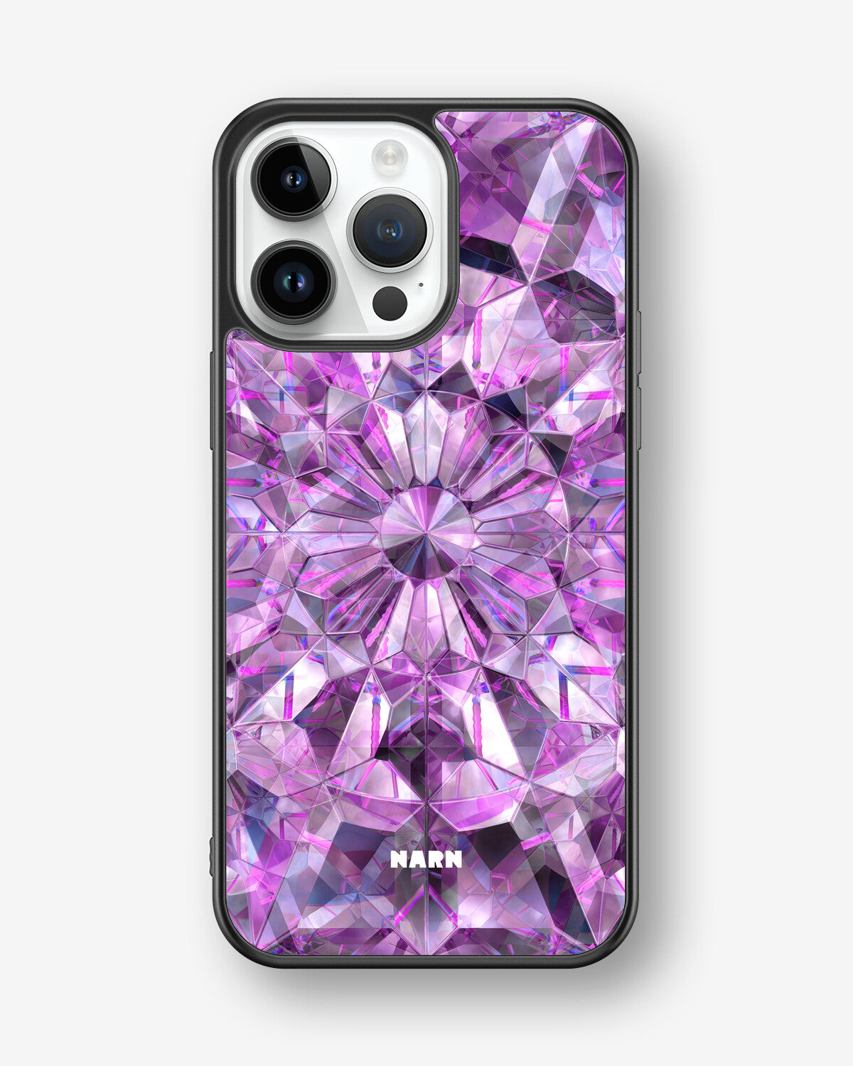 iPhone 14 Pro Max Hard Case – Lavender Crystals - View 1