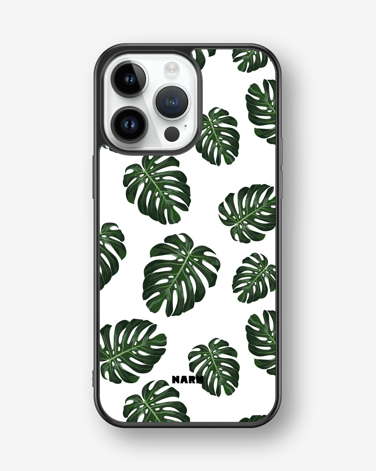 iPhone 14 Pro Max Hard Case – Monstera Pattern - View 1
