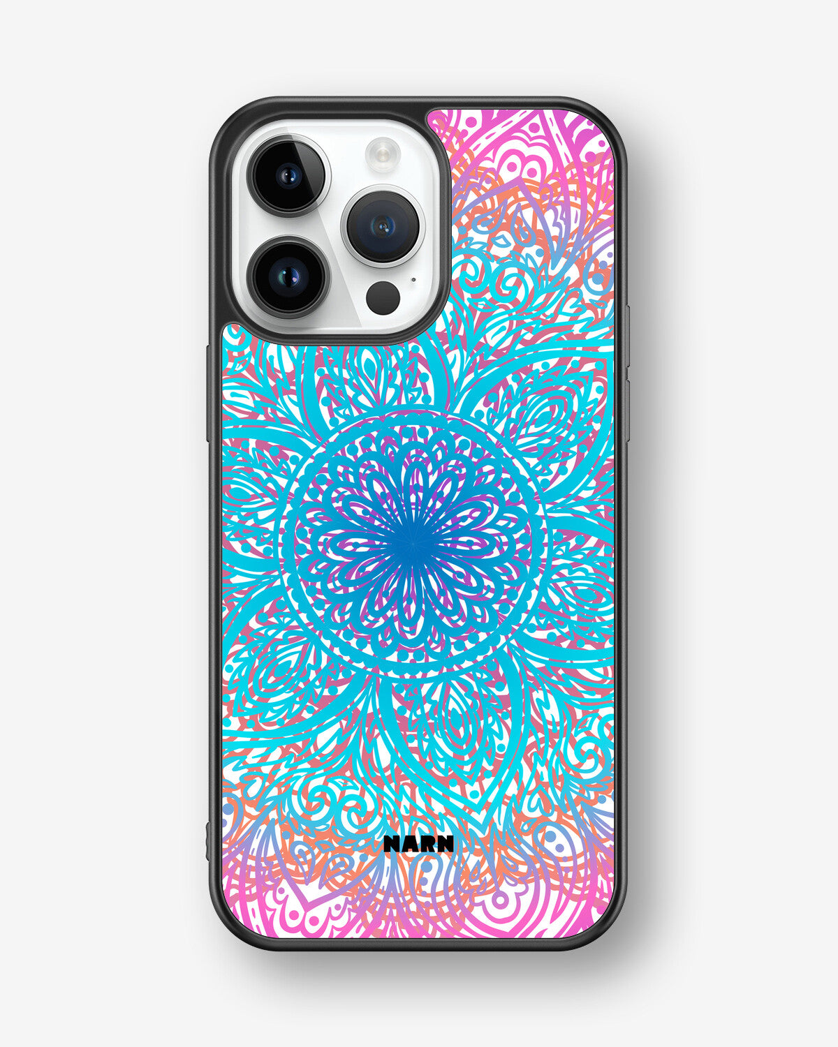 iPhone 14 Pro Max Hard Case – Pastel Mandala - View 1